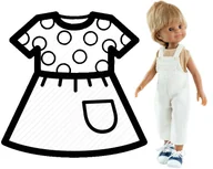 Akcesoria dla lalek - PAOLA REINA Ubranko dla lalek 32 cm 54493 - miniaturka - grafika 1