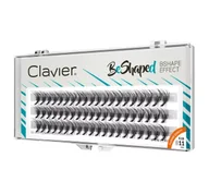 Sztuczne rzęsy i akcesoria - Clavier Clavier - BeShaped - Sztuczne rzęsy w kępkach typu B - 11 mm - miniaturka - grafika 1