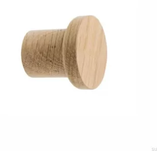 Wieszak ścienny Basic Drewniany Dębowy - Olej Biały - Wieszaki i stojaki Wieszak ścienny Basic Drewniany Dębowy - Olej Biały - Wieszaki i stojaki - miniaturka - grafika 1