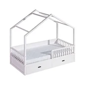 Łóżka dla dzieci i młodzieży - Łóżko 90 x 200 z Szufladami Wiktor Dolmar Sosna Naturalna - miniaturka - grafika 1