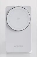 Ładowarki do telefonów - Magnetyczna ładowarka bezprzewodowa 2w1 UGREEN W706 MagSafe 15W biała UGR5793 - miniaturka - grafika 1