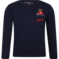 Koszulki dla chłopców - Guess Longsleeve Regular Fit - miniaturka - grafika 1