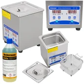 Myjki ultradźwiękowe - Heckermann Zestaw Myjka ultradźwiękowa JP-010S 2L + Płyn 1L - miniaturka - grafika 1