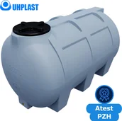 Zbiorniki na deszczówkę - UHP Zbiornik na wodę 250l UHP CISTERON G-250 Szary - miniaturka - grafika 1