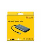 Części i akcesoria do laptopów - Delock USB-C docking station 4K HDMI DP USB 3.0 SD LAN PD 3.0 - miniaturka - grafika 1