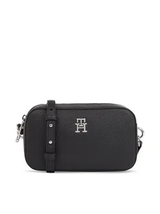 Tommy Hilfiger Torebka Th Emblem Camera Bag AW0AW15179 Czarny - Torebki damskie - miniaturka - grafika 1