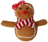 Ozdoby bożonarodzeniowe - Ludzik z piernika z materiału do post. dziewczynka, 16cm - miniaturka - grafika 1