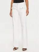 Spodnie damskie - Morgan Jeansy 241-POLEN2 Écru Bootcut Fit - miniaturka - grafika 1