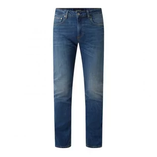 Spodnie męskie - Jeansy o kroju super slim fit z dodatkiem streczu model Skim - Scotch & Soda - grafika 1