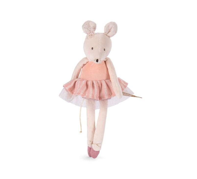 MOULIN ROTY Maskotka różowa myszka SZKOŁA TAŃCA