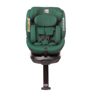4 Baby Fotelik Enzo-Fix 40-150Cm Dark Green I-Size - Foteliki samochodowe - miniaturka - grafika 1