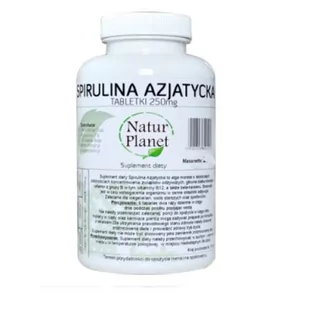 INFO-FARM Spirulina Azjatycka 500 tabletek - NaturPlanet - Witaminy i minerały - miniaturka - grafika 1