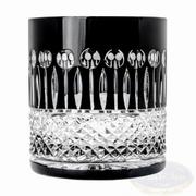 Szklanki - Czarne kryształowe szklanki do whisky 350ml Paris 6 sztuk - miniaturka - grafika 1