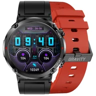 Smartwatch - Gravity GT21-6 BK/RD/BK - miniaturka - grafika 1