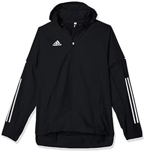 Kurtki męskie - Adidas męska kurtka sportowa CON20 AW JKT, czarny/biały, L EA2507 - grafika 1