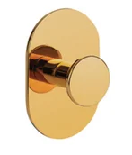 Akcesoria łazienkowe - Laveo Miri wieszak pojedynczy złoty - miniaturka - grafika 1