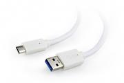Kable USB - Gembird Kabel USB 3.0 typ C AM/CM/10m/biały (CCP-USB3-AMCM-W-10) - miniaturka - grafika 1