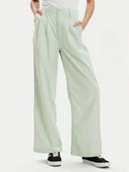 Spodnie damskie - Vans Spodnie materiałowe Alder Relaxed Pleated Pant VN000GA0 Zielony Relaxed Fit - miniaturka - grafika 1