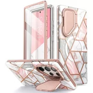Etui i futerały do telefonów - Etui SUPCASE Cosmo do Samsung Galaxy S24 Ultra Marmurowy - miniaturka - grafika 1
