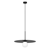 Lampy sufitowe - Czarna lampa wisząca z kloszem, na żarówkę G9 K-5372 z serii SANTE - miniaturka - grafika 1