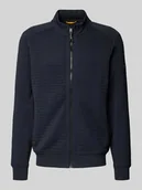 Koszulki męskie - Bluza rozpinana o kroju regular fit ze stójką model ‘Bubble’ - miniaturka - grafika 1