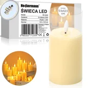 Świece - Świeca LED Heckermann RF-0002 - miniaturka - grafika 1