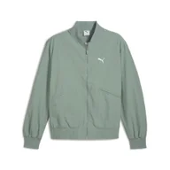 Kurtki i kamizelki sportowe męskie - Męska kurtka bomber PUMA Class PUMA Green Moon - miniaturka - grafika 1