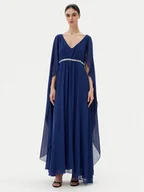 Sukienki - Rinascimento Sukienka wieczorowa CFC0123079003 Granatowy Regular Fit - miniaturka - grafika 1