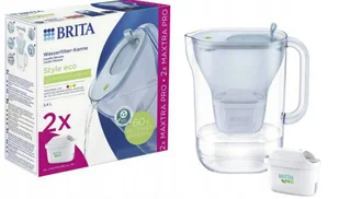 Brita Style eco gletscherblau inkl. 2 MAXTRA PRO All-in-1 - Dzbanki filtrujące - miniaturka - grafika 1