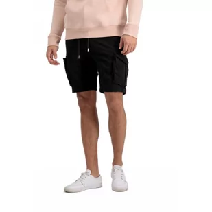 Spodenki Alpha Industries Cotton Twill Jogger Short 106251 03 - Czarne RATY 0% | PayPo | GRATIS WYSYŁKA | ZWROT DO 100 DNI - Odzież taktyczna i umundurowanie - miniaturka - grafika 1