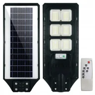 Lampy ogrodowe - LAMPA SOLARNA ULICZNA 300W = 3000W LED Z CZUJNIKIEM RUCHU I ZMIERZCHU PILOT - miniaturka - grafika 1