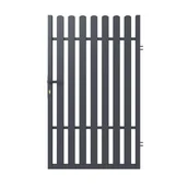 Ogrodzenia - Furtka Colorado 90x150 cm prawa antracytowa Polargos - miniaturka - grafika 1