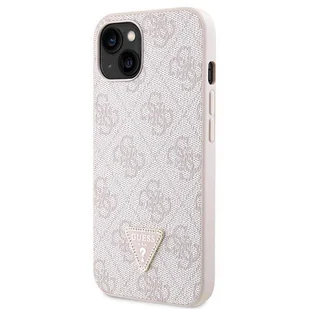 Etui Guess GUHCP13MP4TDSCPP na iPhone 13 - różowe Crossbody 4G Metal Logo - Etui i futerały do telefonów - miniaturka - grafika 1