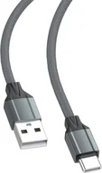 Kable USB - D-Fruit cable USB-A - USB-C 2m, grey (DF120) - miniaturka - grafika 1