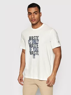 Koszulki męskie - Ecoalf T-Shirt Westi GATSWESTI8034MS22 Biały Regular Fit - grafika 1