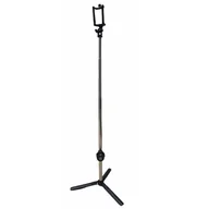 Selfie stick - CPK060T2w1 selfie stick i statyw do rozmów wideo z bezprzewodową migawką, z możliwością przedłużenia do 60 cm - miniaturka - grafika 1