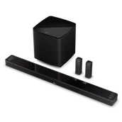 Soundbary - Bose Smart Ultra soundbar + Bass Module 700 subwoofer + Surround Speakers 700 głośniki (komplet/czarny) - miniaturka - grafika 1