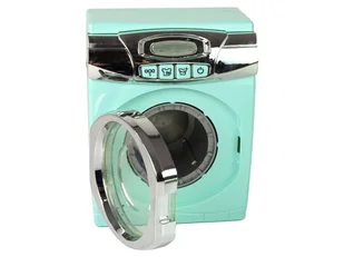 Zestaw Pralka Żelazko Wieszaki Miętowy - Zabawy w naśladowanie dorosłych - miniaturka - grafika 6