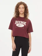 Koszulki i topy damskie - Reebok T-Shirt Classics Big Logo IL4638 Czerwony Regular Fit - miniaturka - grafika 1