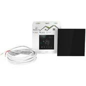 Sterowniki i przekaźniki - Regulator Temperatury Wifi Programowalny Mission Air Leo Black + Czujnik Temperatury Ntc Termostat Smart Home - miniaturka - grafika 1