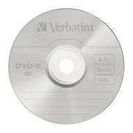 Nośniki danych - Verbatim Dysk DVD-R 4,7GB 16x 5 szt 43519) - miniaturka - grafika 1