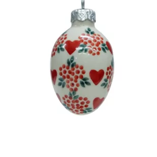 Ceramiczna pisanka mała Ceramika Bolesławiec - Wielkanoc - miniaturka - grafika 1