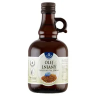 Olej spożywczy - Oleofarm Olej lniany tłoczony na zimno 500 ml - miniaturka - grafika 1