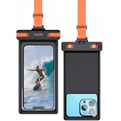 Etui i futerały do telefonów - Wodoodporne etui IPX8 case wodoszczelny pokrowiec na telefon smartfon TOPK - miniaturka - grafika 1