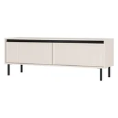 Szafki RTV - Szafka RTV ryflowana OSAKA 2S 302 Beż piaskowy - miniaturka - grafika 1