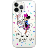 Etui i futerały do telefonów - Etui Disney dedykowane do Iphone 12 / 12 PRO, wzór: Minnie 049 Etui częściowo przeźroczyste, oryginalne i oficjalnie licencjonowane - miniaturka - grafika 1