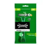 Maszynki do golenia i wkłady - Wilkinson Sword Extra 3 Sensitive maszynki jednorazowe Vitamin E 8 szt - miniaturka - grafika 1