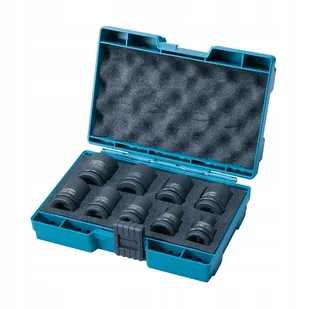 Makita B-69749 zestaw metrycznych nasadek udarowych 1/2" 10-27 mm 9 elementów w walizce - Klucze i nasadki - miniaturka - grafika 1