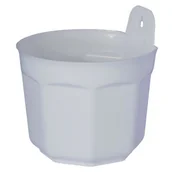 Donice - Osłonka OŚMIOKĄTNA Ø18 przyścienna biały - miniaturka - grafika 1