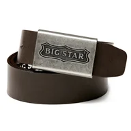 Paski - Big Star Hh674147 Pasek Męski Skórzany Brązowy 105 Cm - miniaturka - grafika 1